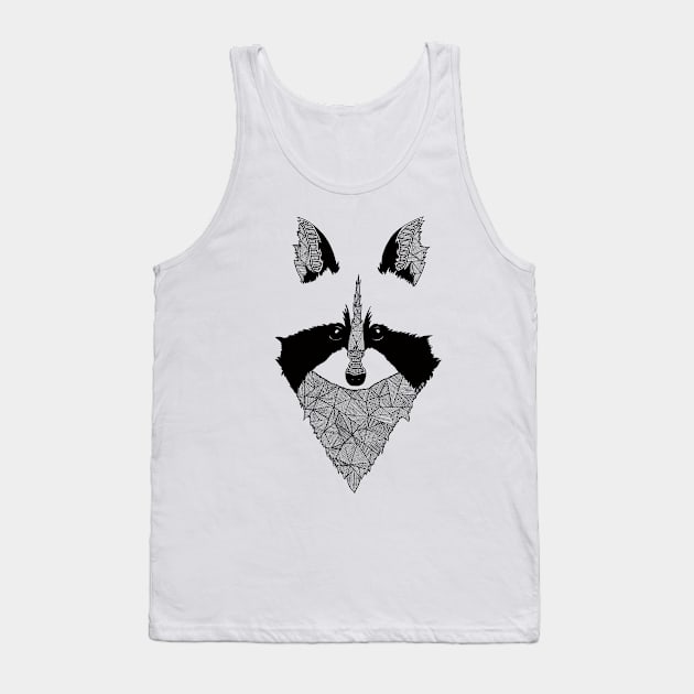 Zoo et Be - Raccoon Tank Top by Art_et_Be